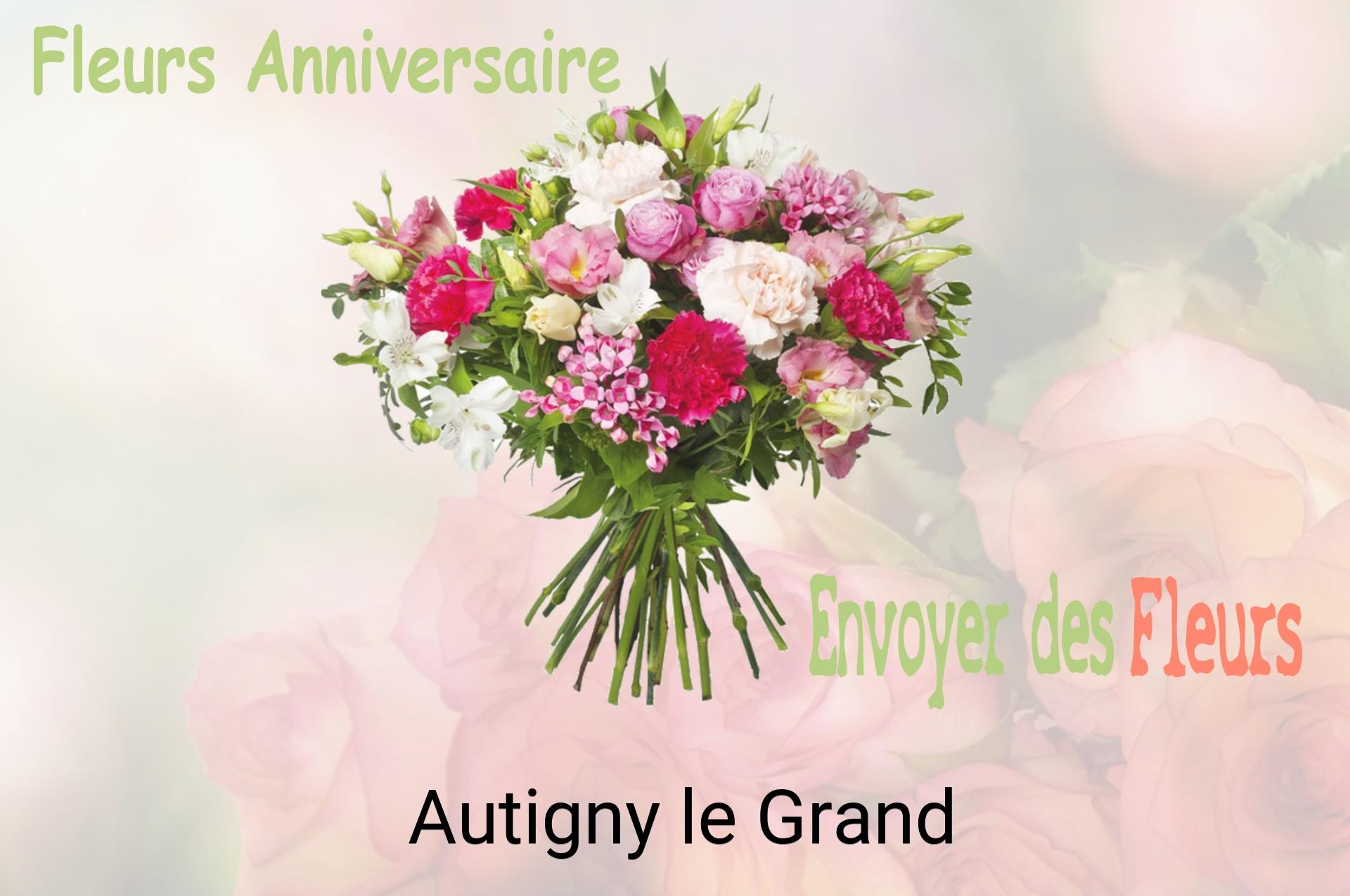 Bouquet de fleurs d’anniversaire livré à Autigny-le-Grand